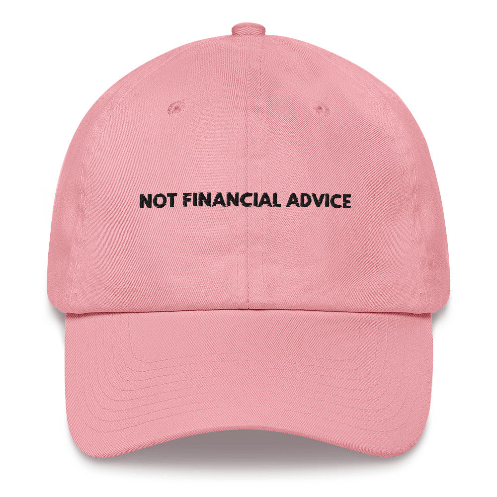 Not Financial Advice Cap For Day Trader, Forex Stock Market Investor, Trading Gift For Men Women, Day Trading Dad Hat