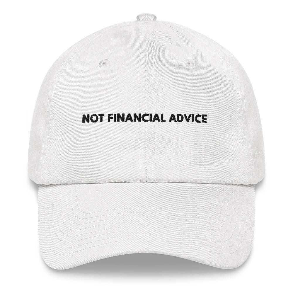 Not Financial Advice Cap For Day Trader, Forex Stock Market Investor, Trading Gift For Men Women, Day Trading Dad Hat