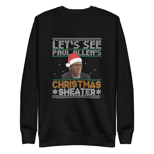 Let's See Paul Allen's Christmas Sweater, American Psycho Xmas Day Sweatshirt For Men Women, American Psycho Gifts