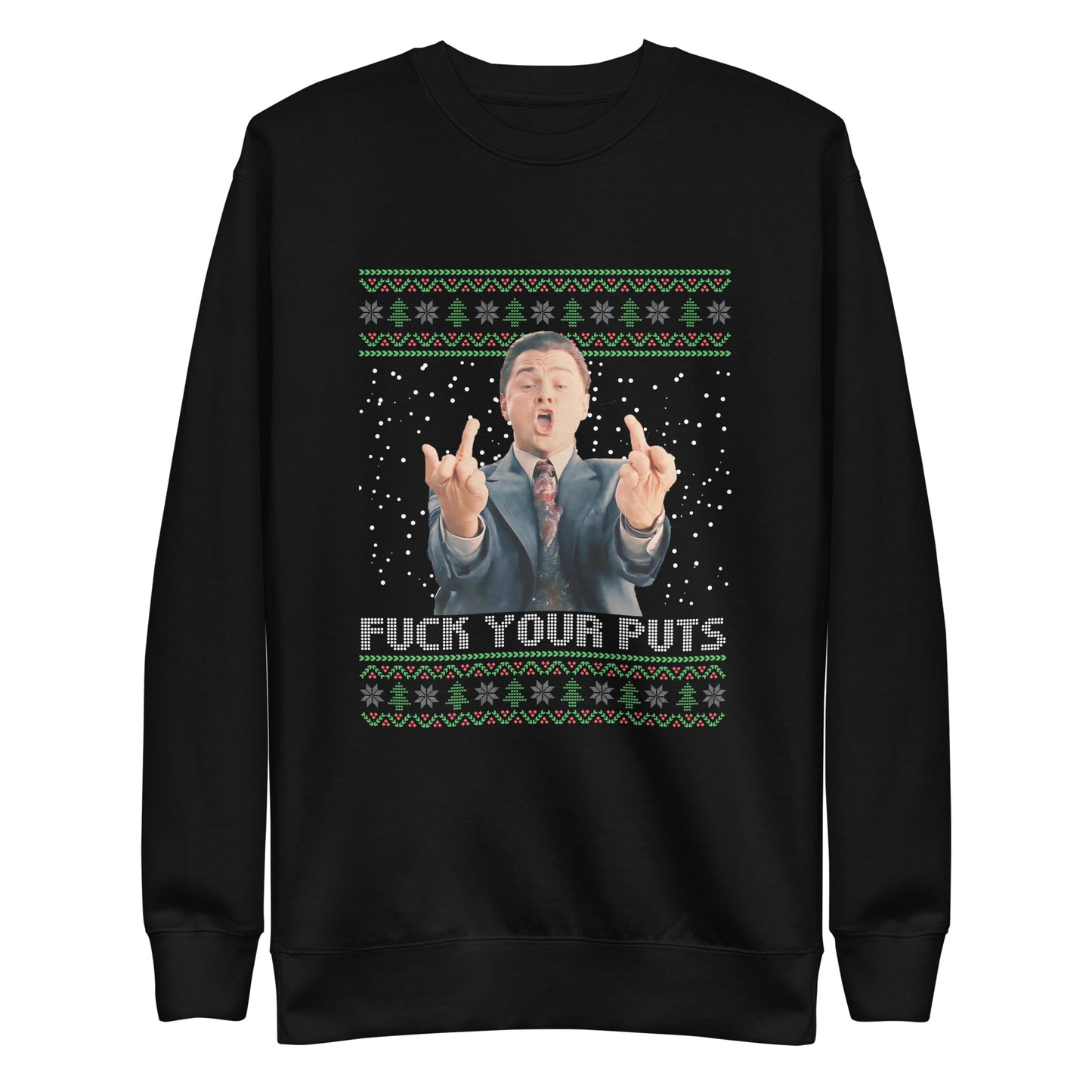 Wolf Of Wall Street Christmas Sweater, Leanardo Dicaprio Xmas Day Sweatshirt For Men Women, Finance Gifts