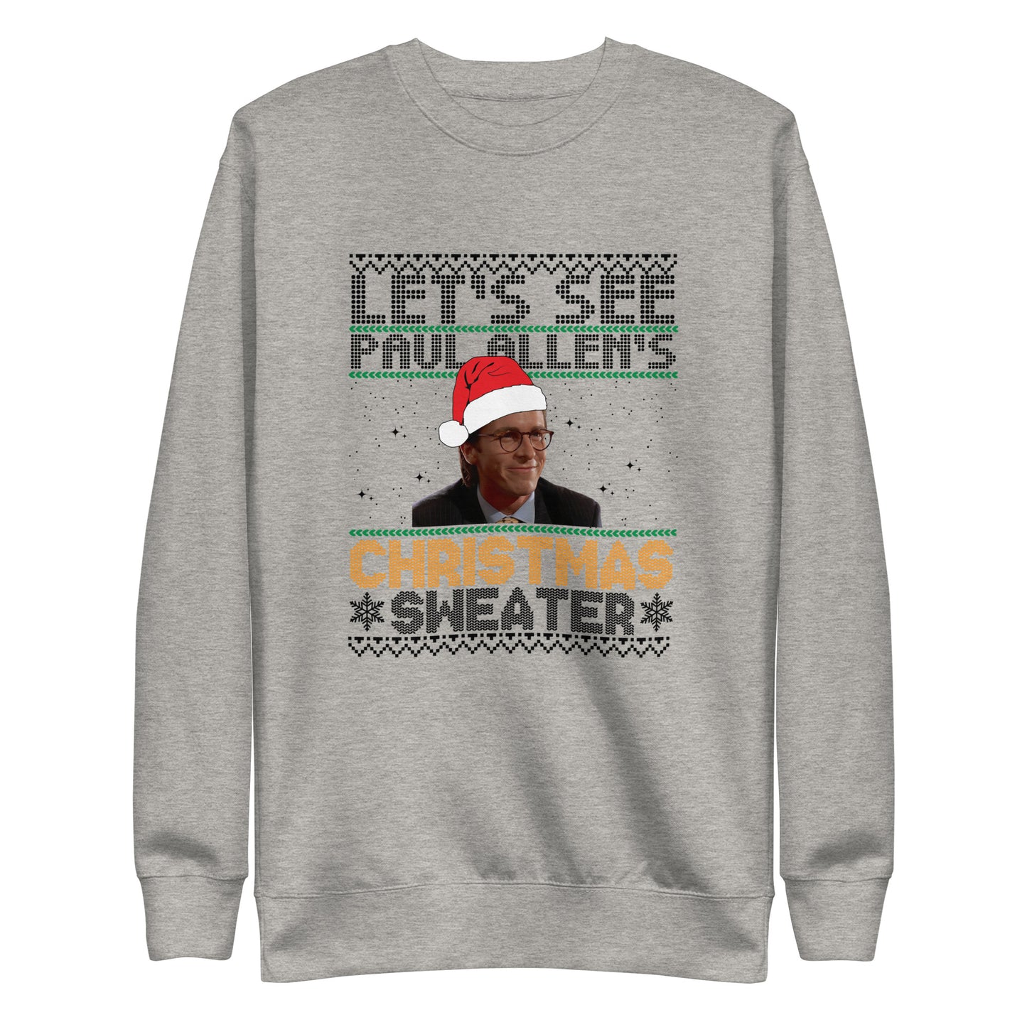 Let's See Paul Allen's Christmas Sweater, American Psycho Xmas Day Sweatshirt For Men Women, American Psycho Gifts