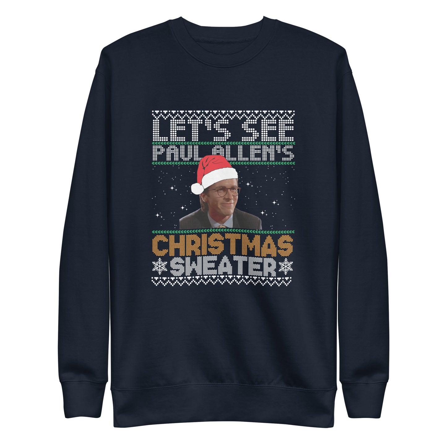 Let's See Paul Allen's Christmas Sweater, American Psycho Xmas Day Sweatshirt For Men Women, American Psycho Gifts