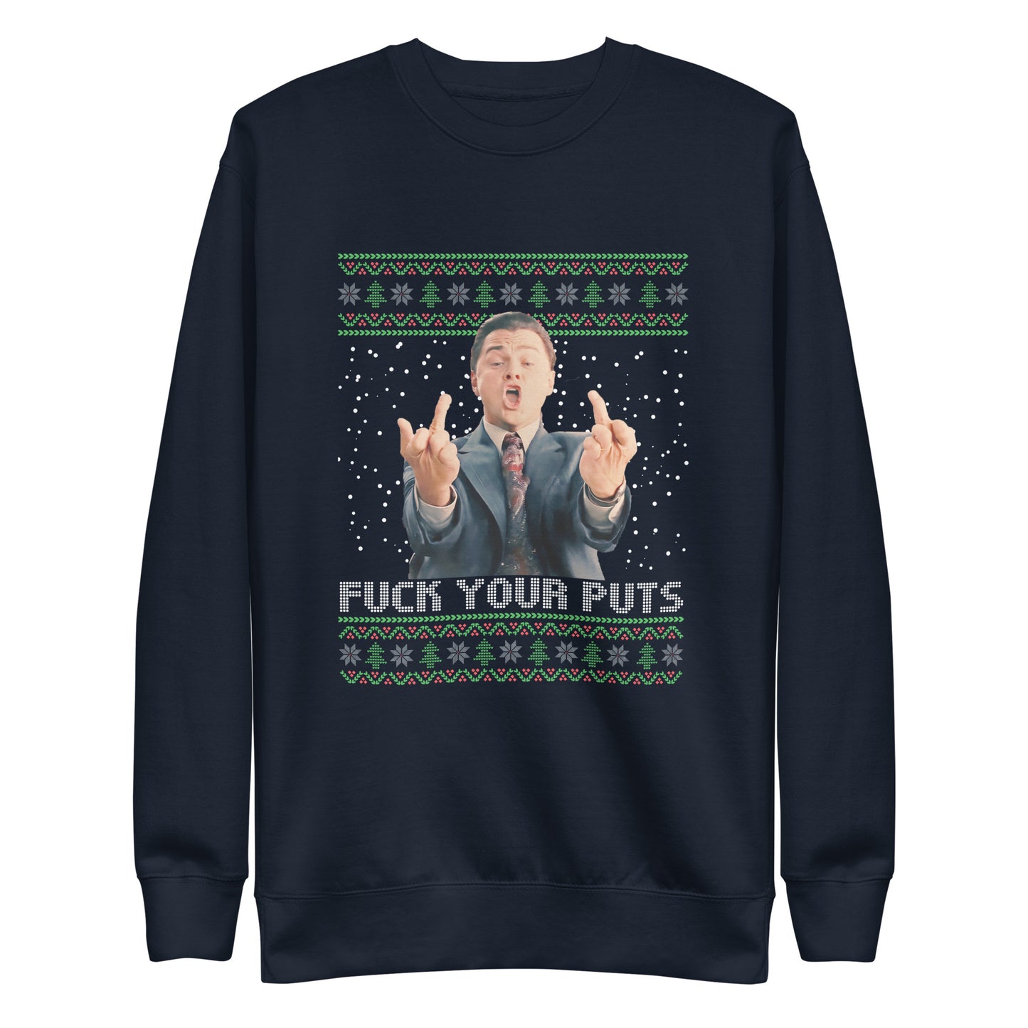 Wolf Of Wall Street Christmas Sweater, Leanardo Dicaprio Xmas Day Sweatshirt For Men Women, Finance Gifts