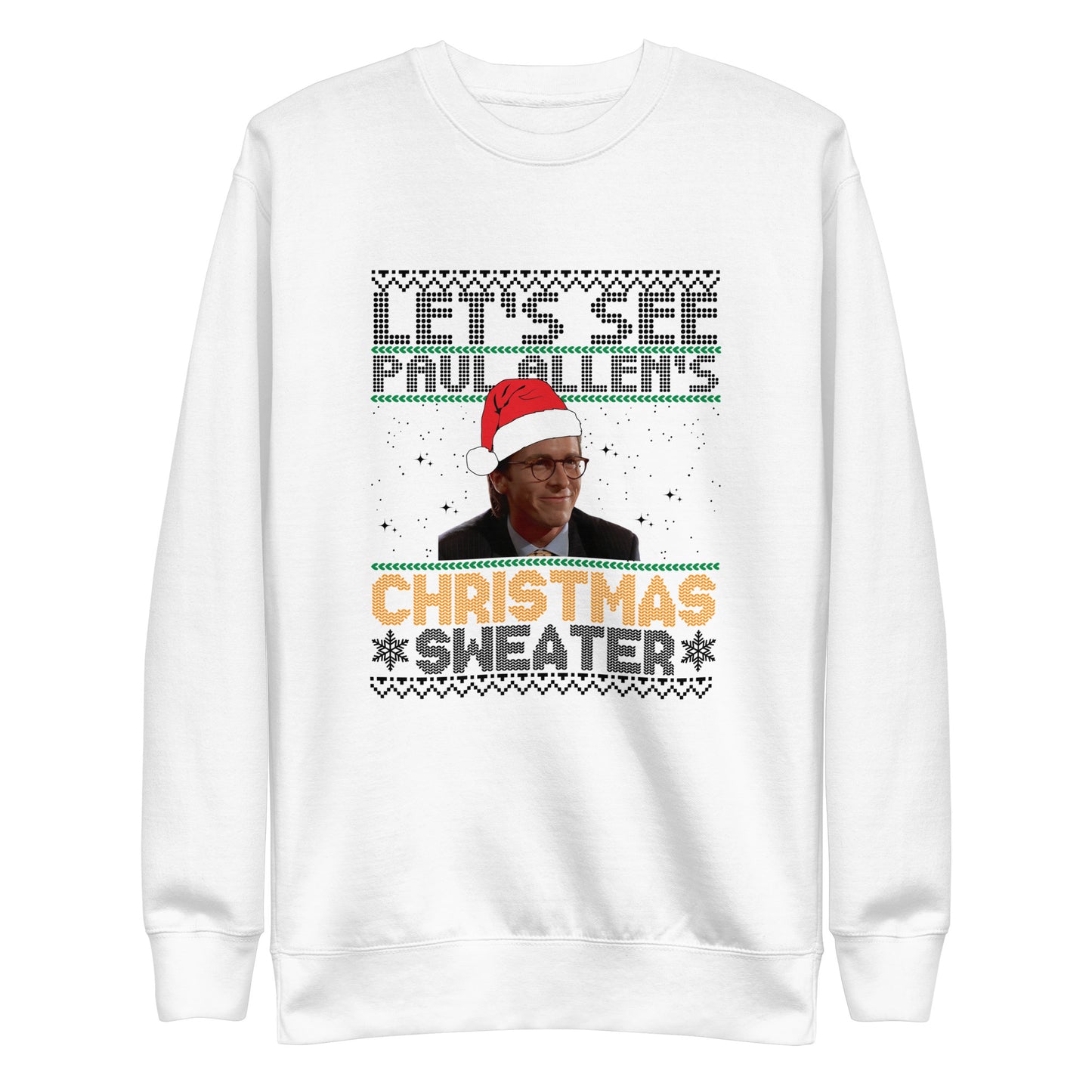 Let's See Paul Allen's Christmas Sweater, American Psycho Xmas Day Sweatshirt For Men Women, American Psycho Gifts