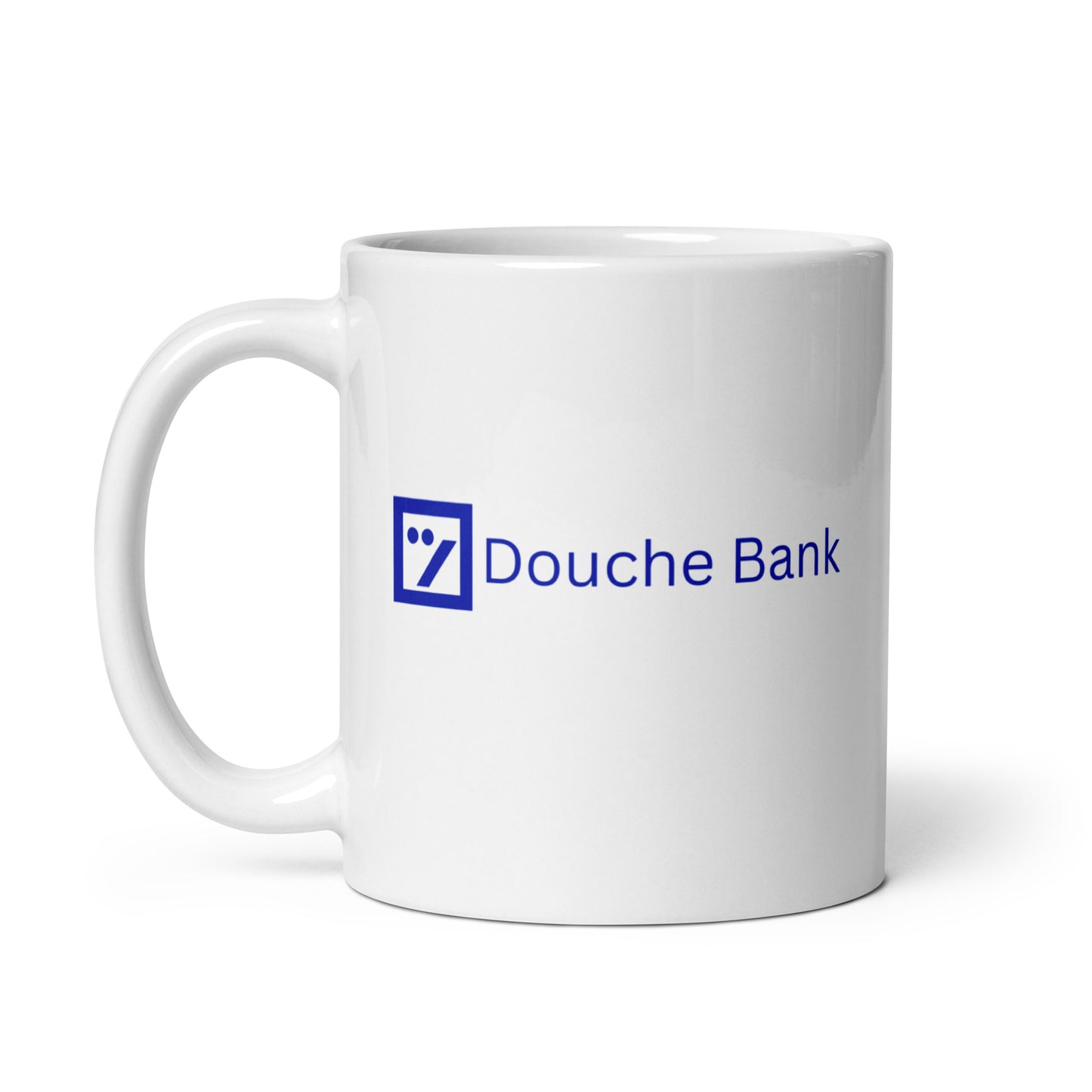 Deutsche Bank Funny Parody Coffee Mug, Wall Street Finance Gift For Men Women, Business Finance Meme Drinking Cup