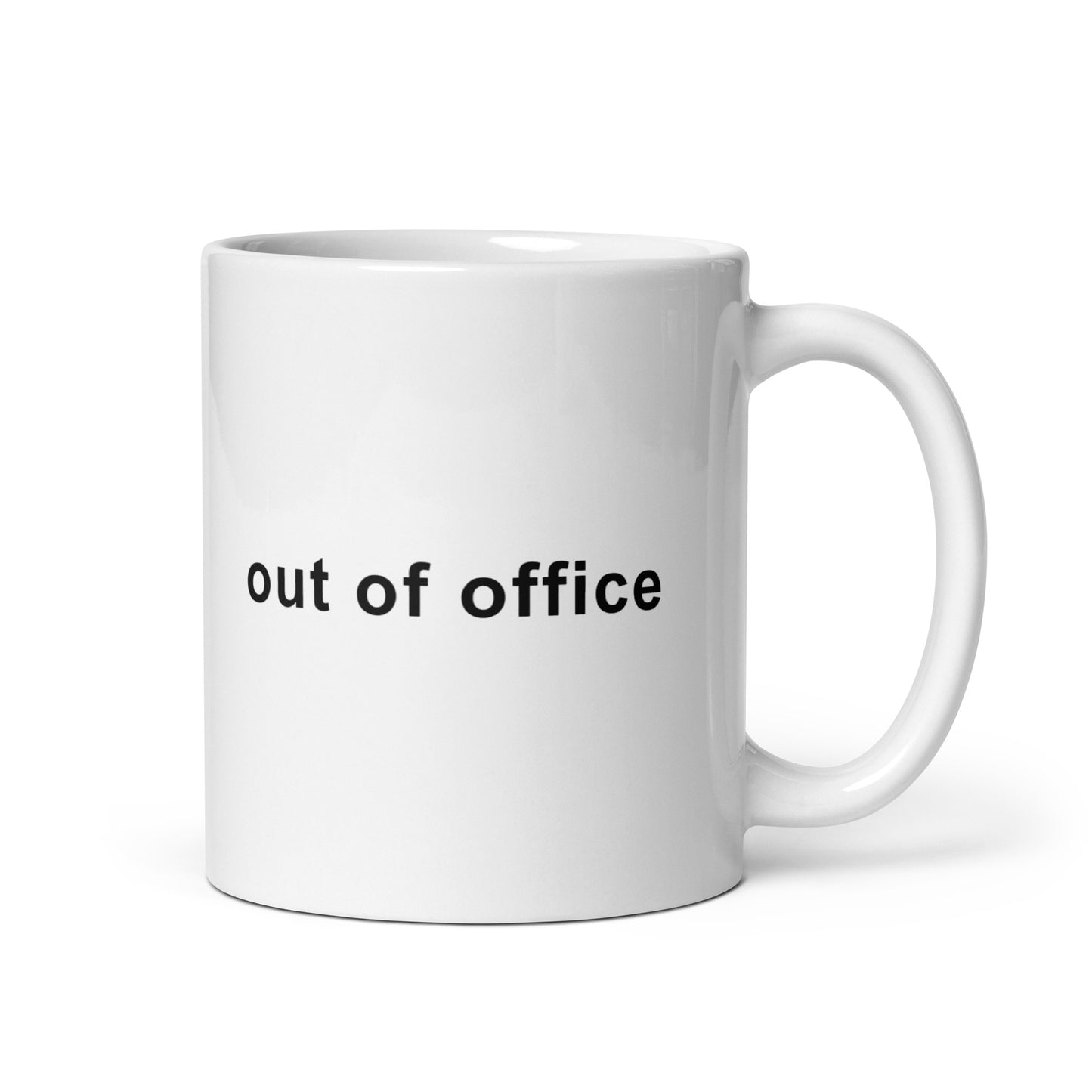 Out Of Office Coffee Mug, Sarcastic Office Sayings For Coworker And Colleague, Work Gifts For Funny Men Women, Office Life Drinking Cup